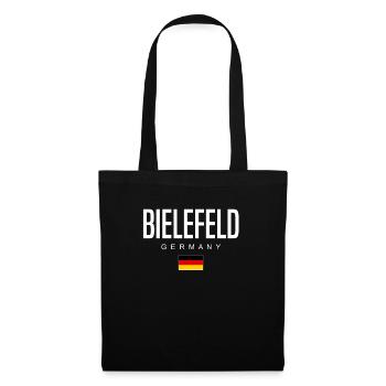 Bielefeld - Stoffbeutel - Schwarz - Vorne