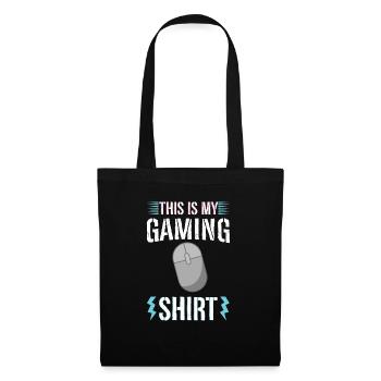 PC Joueur Vidéo Ordinateur Nerd Jeux WASD - Sac en tissu - noir - Devant
