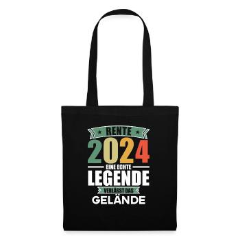 Retirement Pension Pensioner Pensioner Pension 2024 - Tote Bag - black - Front