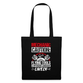 Mécanicien Tuning Tuner Passionné de voiture Papa Geschen - Sac en tissu - noir - Devant