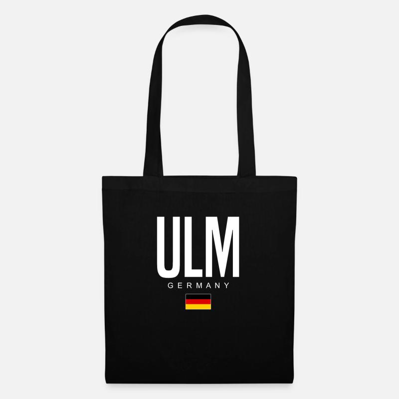 Ulm - Stoffbeutel - Schwarz