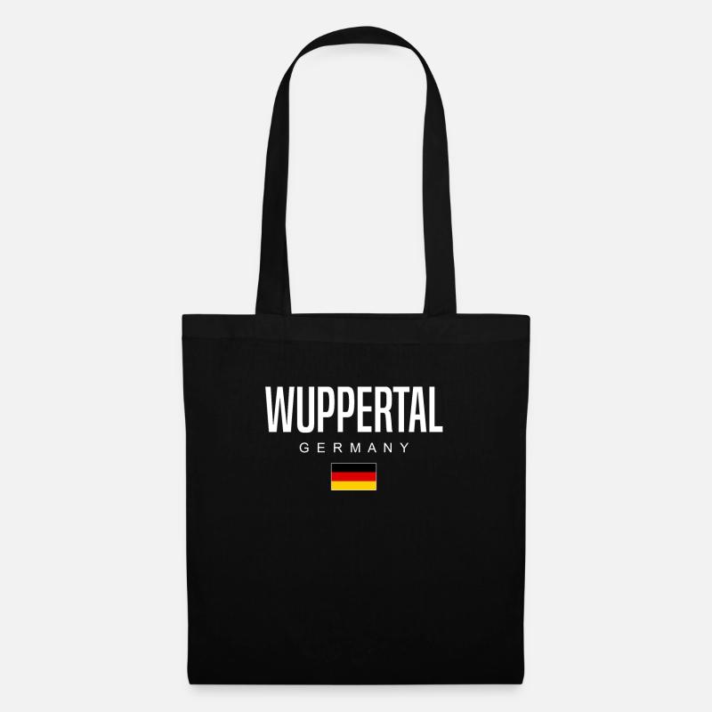 Wuppertal - Stoffbeutel - Schwarz