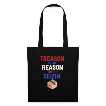 La trahison est la raison du raid du FBI de Seizin - Sac en tissu - noir - Devant