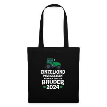 Großer Bruder 2024 - Stoffbeutel - Schwarz - Vorne