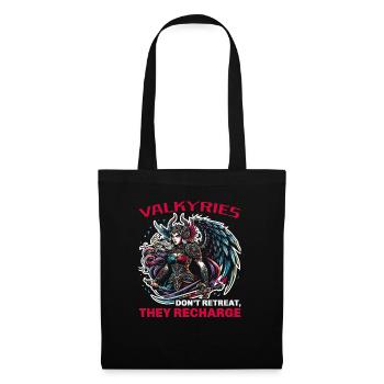 Valkyrie Warrior Odin Valkyrja Mythologie nordique - Sac en tissu - noir - Devant