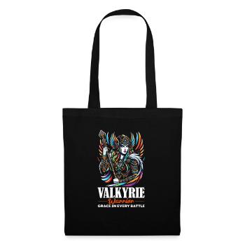 Valkyrie Warrior Odin Valkyrja Mythologie nordique - Sac en tissu - noir - Devant