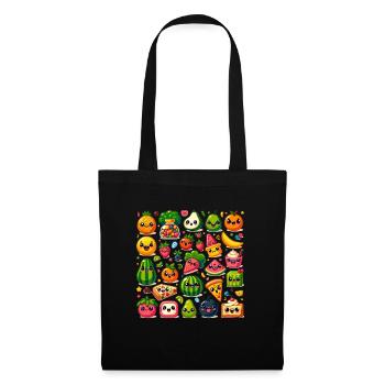 Fun food lovers - Tote Bag - black - Front