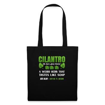 Coriander Day Coriander Hater Coriander - Tote Bag - black - Front