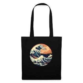 Große Welle The Great Wave Kanagawa - Tote Bag - black - Front