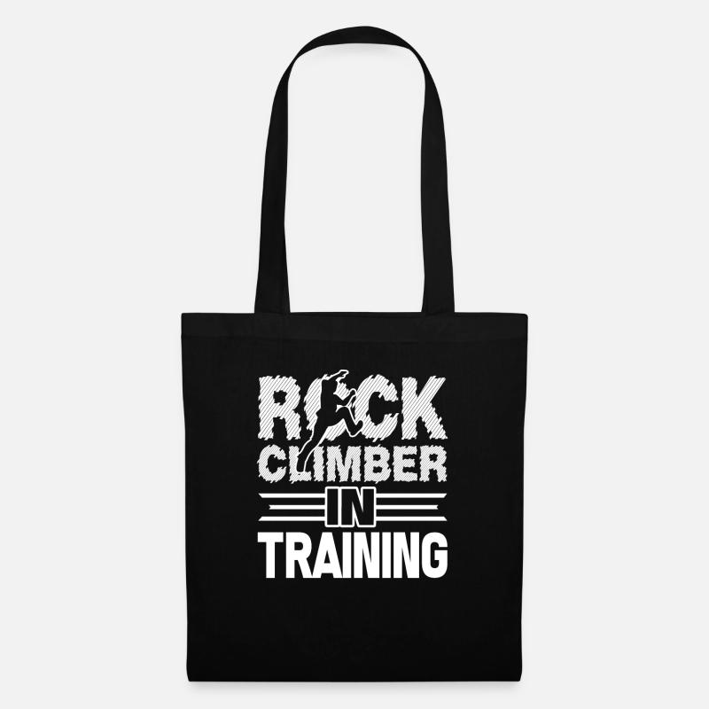 Rock Climbing Rock Climber In Training - Tote Bag - black