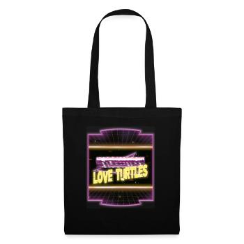 gift idea turtle life cycle turtle care awesome - Tote Bag - black - Front