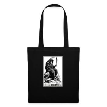 Tarot Card Tarot Card The Hermit The Hermit - Tote Bag - black - Front