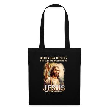 He Is Risen Rizzin Easter - Jesus is my - Tote Bag - black - Front