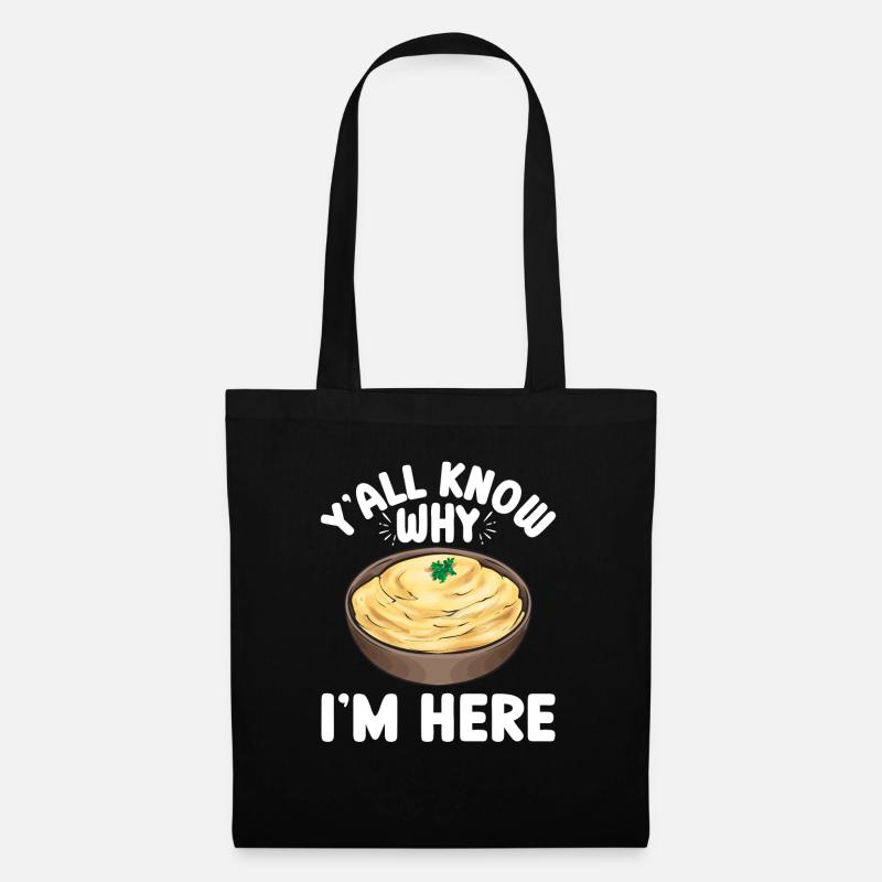 Mashed potatoes Mashed potatoes - Tote Bag - black