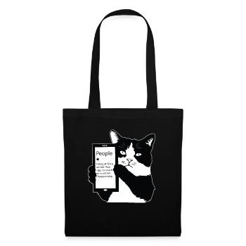1 Star People Funny Cat Lover Failing At Feline - Tote Bag - black - Front