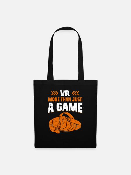 Virtual Reality VR Gamer Funnz - Stoffbeutel - Schwarz