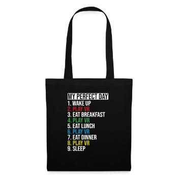 Réalité virtuelle VR Gamer Funnz - Sac en tissu - noir - Devant