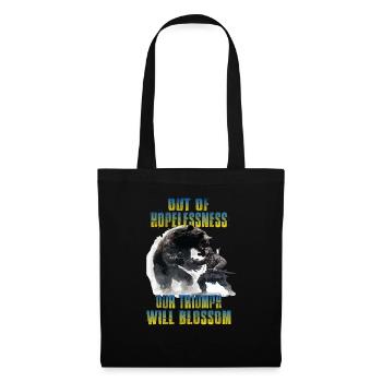 Ukraine T soutien soldats Ukraine Stand with - Sac en tissu - noir - Devant