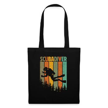 Diving Diver Ocean Lovers - Tote Bag - black - Front