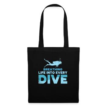 Diving Diver Ocean Lovers - Tote Bag - black - Front