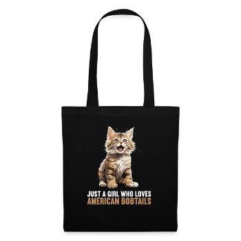 Cat Cats American Bobtail - Tote Bag - black - Front