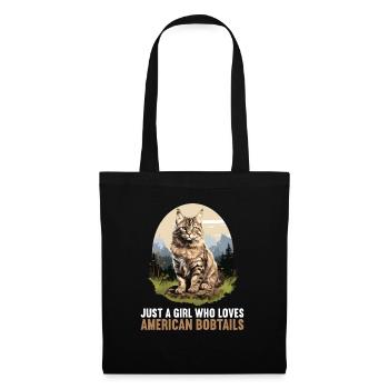 Cat Cats American Bobtail - Tote Bag - black - Front