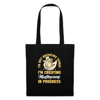 Kintsugi Kintsukuroi Japon imparfait - Sac en tissu - noir - Devant