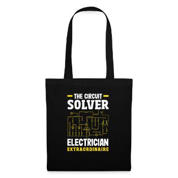 Circuit Wizards Expert Electrician Making - Stoffbeutel - Schwarz - Vorne