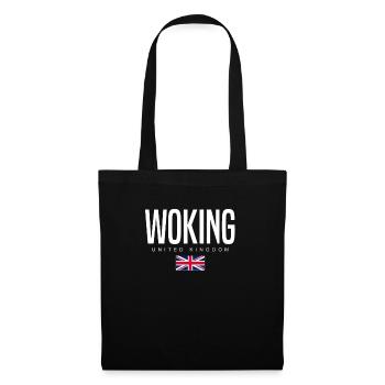 Woking, England, United Kingdom - Tote Bag - black - Front