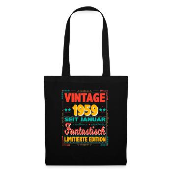 Janvier 1959 Vintage Fantastique 65 Ans Homme - Sac en tissu - noir - Devant