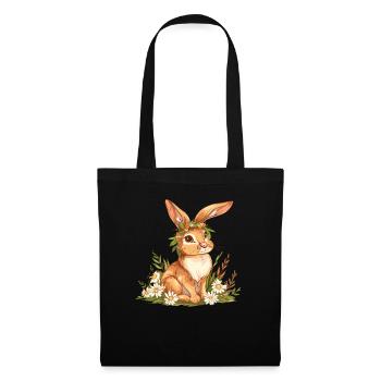 Pâques Eostre Printemps païen - Sac en tissu - noir - Devant