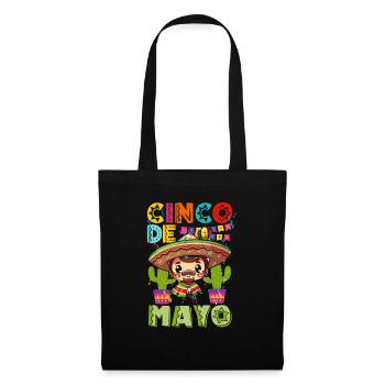 Fiesta mexicaine Cinco De Mayo - Sac en tissu - noir - Devant
