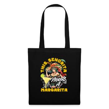 Fiesta mexicaine Cinco De Mayo - Sac en tissu - noir - Devant