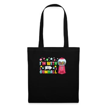 Funny chewing gum machine - Tote Bag - black - Front