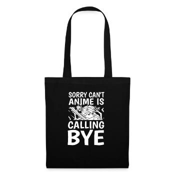 Anime Manga Anime Fille - Sac en tissu - noir - Devant