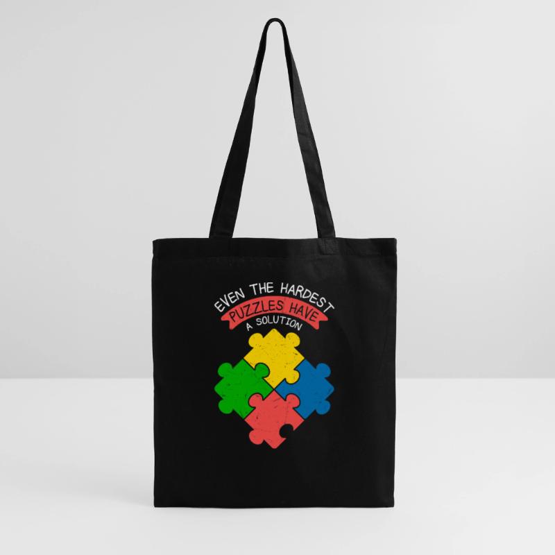 Même les puzzles les plus difficiles ont une pièce de solution Jig Sac en tissu
