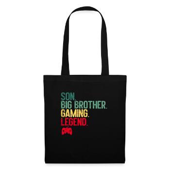 Big Brother Video Gamer New Brother Gaming - Sac en tissu - noir - Devant