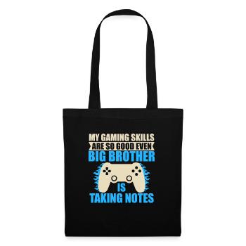 Big Brother Video Gamer New Brother Gaming - Sac en tissu - noir - Devant