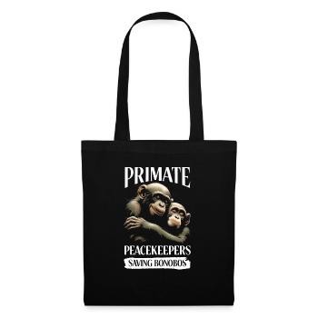 Endangered Species Bonobo Animal Rights Activist - Tote Bag - black - Front