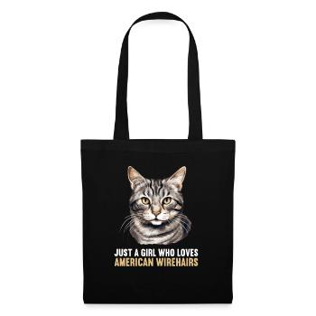 Cat Cats American Wirehair - Tote Bag - black - Front