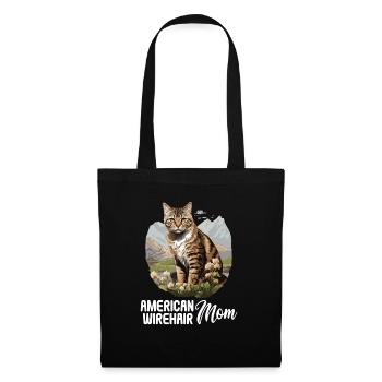 Cat Cats American Wirehair - Tote Bag - black - Front