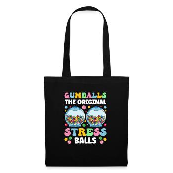 Funny chewing gum machine - Tote Bag - black - Front