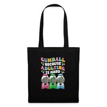 Funny chewing gum machine - Tote Bag - black - Front