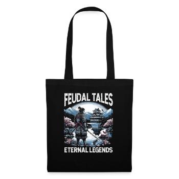 Feudal Japan Culture Japanese Kanji History - Tote Bag - black - Front