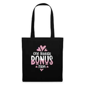 Une Badass Bonus Maman Adoption Belle-mère - Sac en tissu - noir - Devant