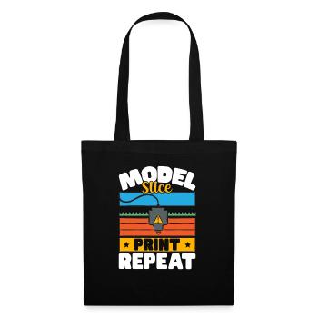3D Printer 3D Printing - Tote Bag - black - Front