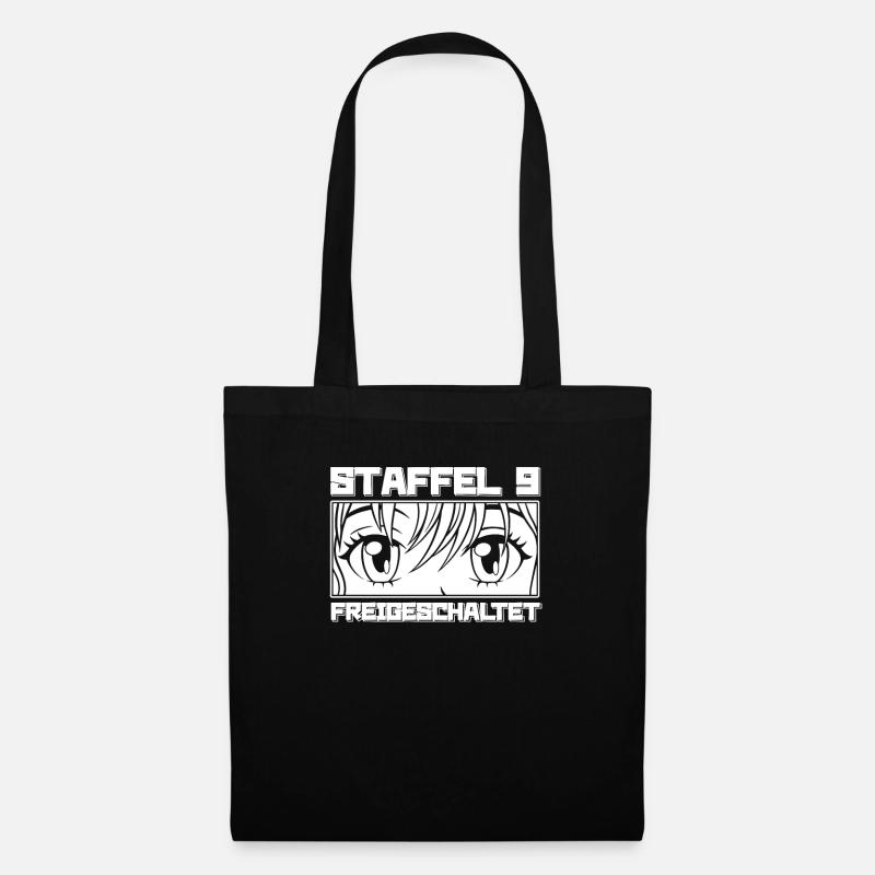 Anime Manga Anime Geburtstagskind - Stoffbeutel - Schwarz