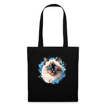 Birman Cat Birma Katze - Tote Bag - black - Front