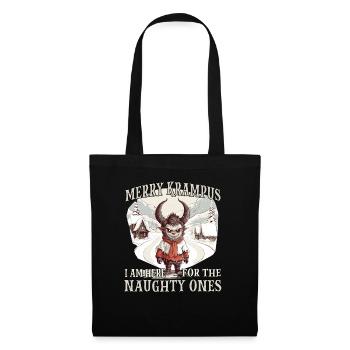 Krampus T | Krampus costume | Bad Santa Claus - Tote Bag - black - Front