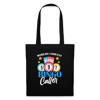 Bingo Caller Bingo Player Gambling Lottery - Tote Bag - black - Front
